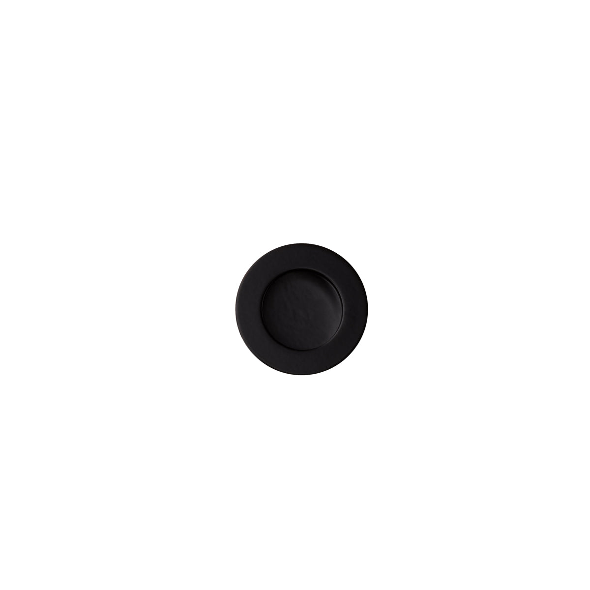 Matte Black FLUSH PULL Round Handle 30mm Open Design Mucheln Door