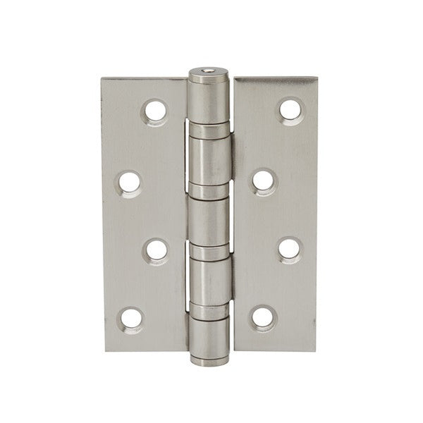 Satin Nickel Door Hinge 100 x 75mm (2 Hinges) LOOSE PIN