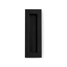 Load image into Gallery viewer, Matte Black FLUSH PULL Rectangle Handle 150mm
