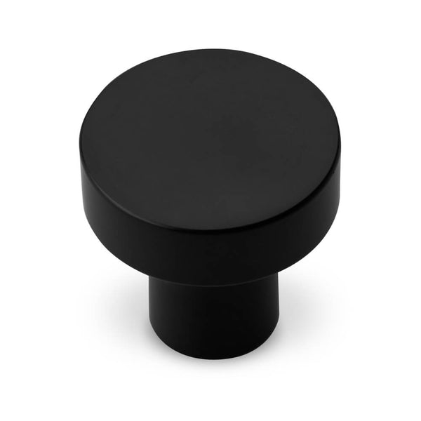 black cupboard knob