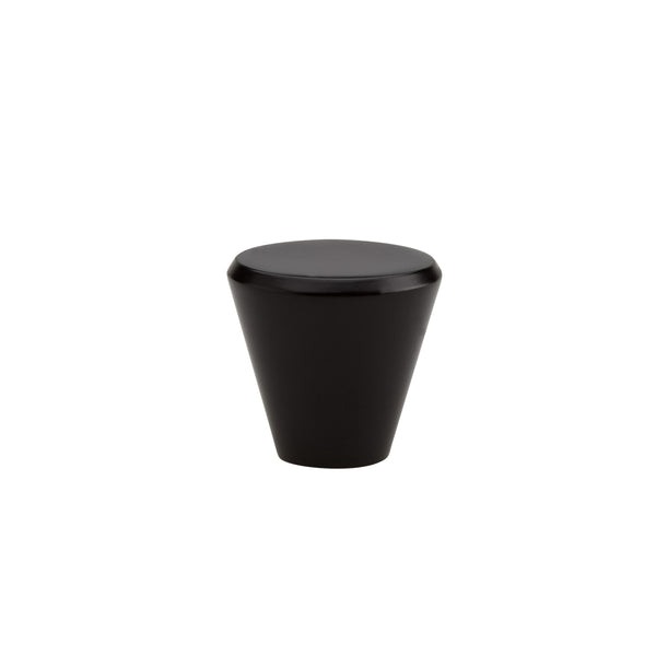 black cupboard knob 28mm