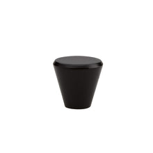 Load image into Gallery viewer, black cupboard knob 28mm
