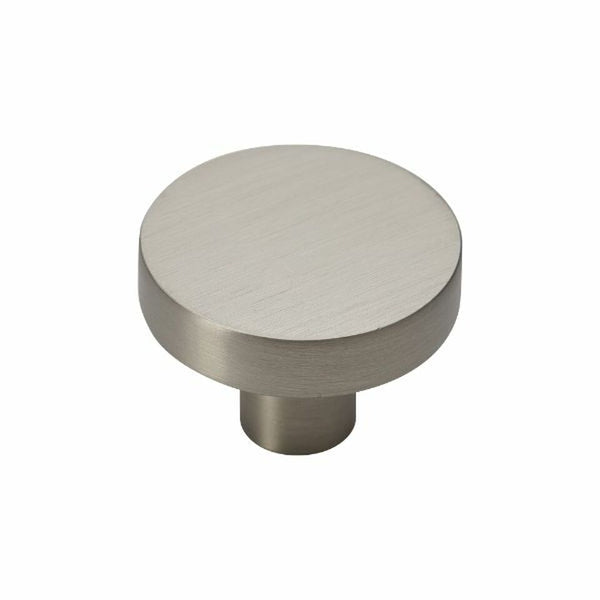 Satin Nickel Cupboard Pull Knob 35mm I Series V