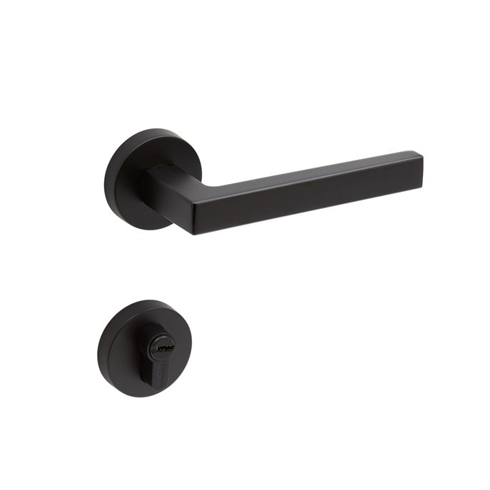MATTE BLACK Door Handle ENTRANCE I Mucheln Series II - Front View