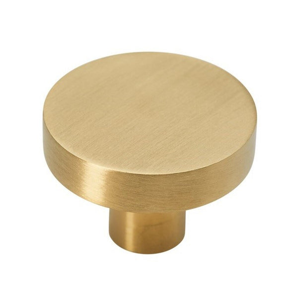 BRASS Cupboard Pull Knob 35mm