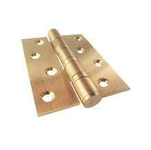 Load image into Gallery viewer, Brushed Brass Door Hinge 100 x 75mm (2 Hinges) LOOSE PIN
