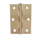 Brushed Brass Door Hinge 85 x 60mm (2 Hinges) LOOSE PIN