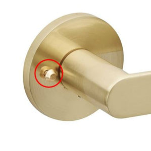 Brushed Brass- Privacy Pin