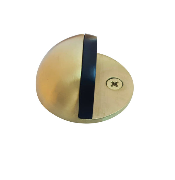 Brushed Brass Dome Door Stop I Mucheln