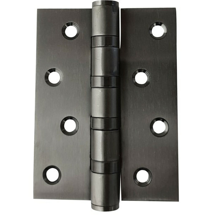 Gunmetal Grey Door Hinge 100 x 75mm (2 Hinges) FIXED PIN